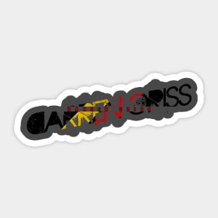 vintage typo Darren Criss Sticker